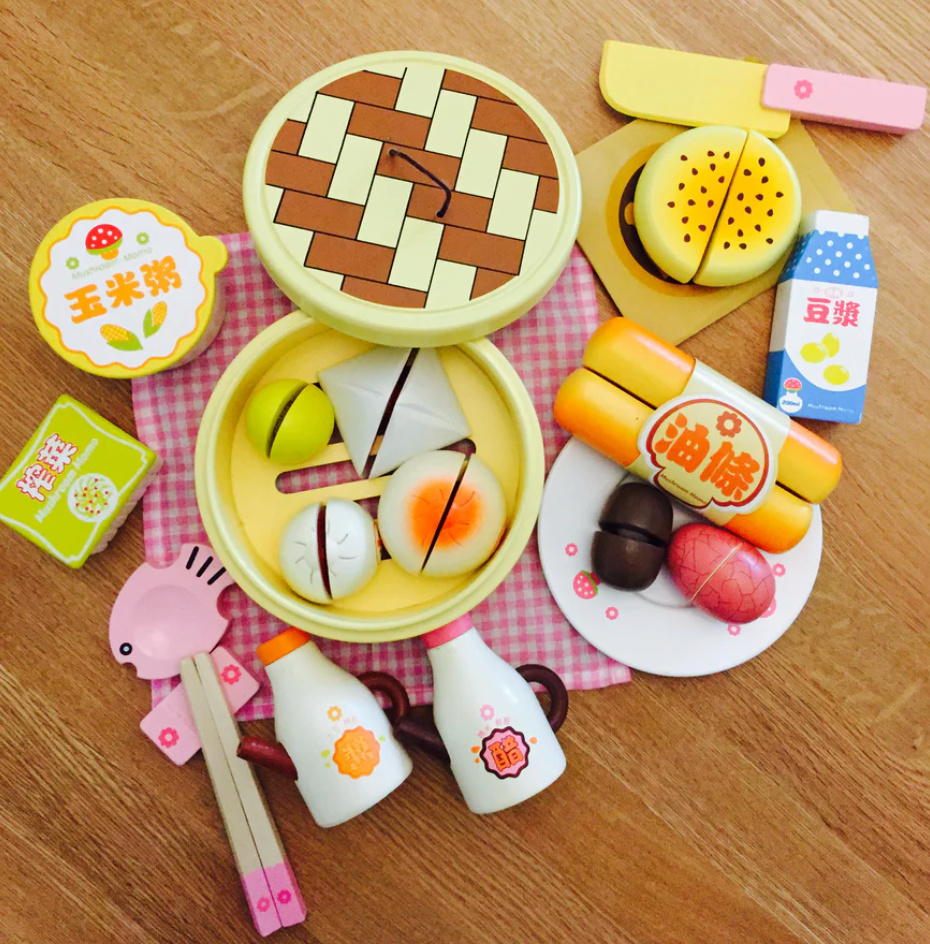 Asian Dimsum 早茶 Breakfast Toddler Wooden Play Set