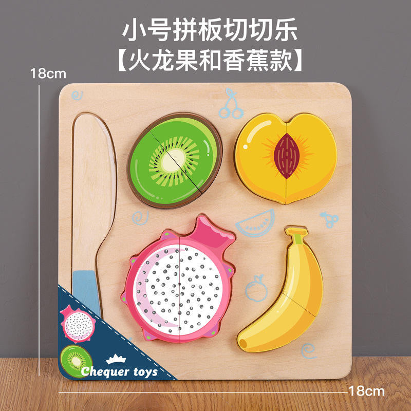 Pretend fruits & vegetables wooden toys