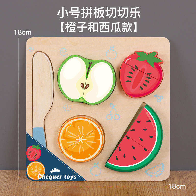 Pretend fruits & vegetables wooden toys
