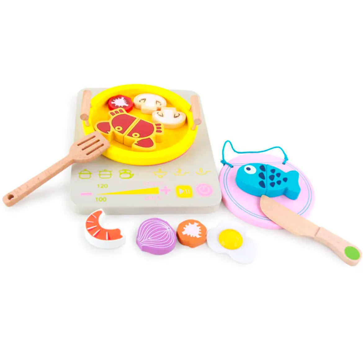 Wooden hot pot play set