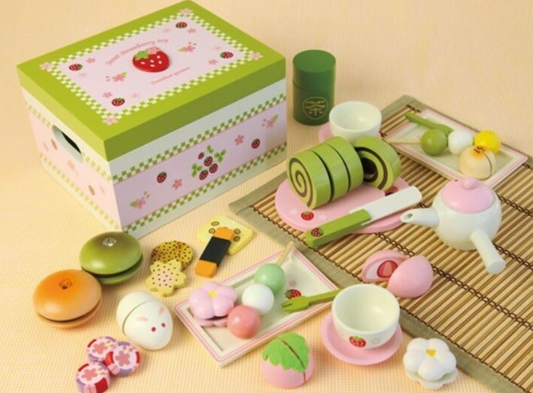Asian Tea Party Toddler Wooden Play Set